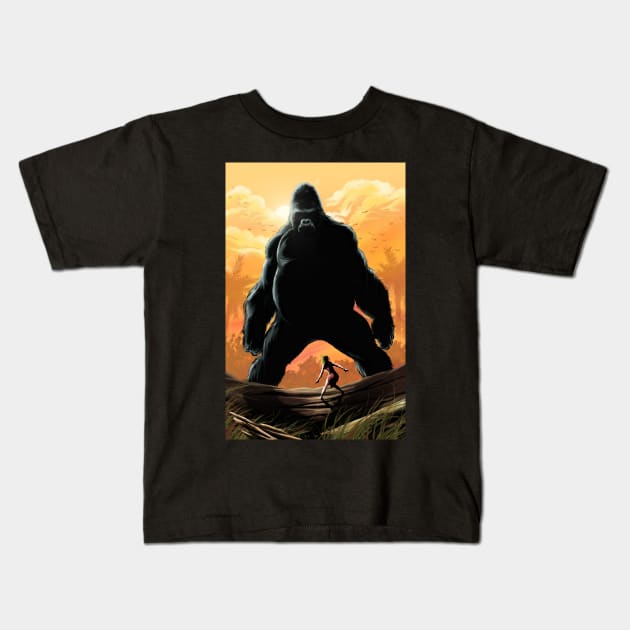 MEET KONG Kids T-Shirt by STARRJAM1969